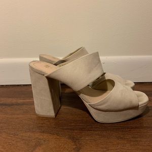 H&M Off White Mules